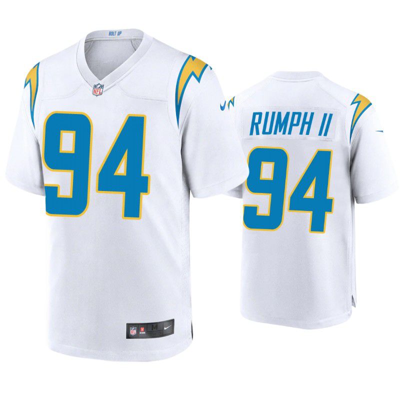 Men Los Angeles Chargers #94 Chris Rumph II Nike White Game NFL Jersey
